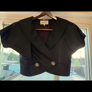 Vintage Suit Black Linda Segal